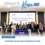 ICOGroup ký kết hợp tác với Đại học Woosong trong chuyến đi công tác Hàn Quốc tháng 5/2025