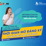 THÔNG BÁO KỲ THI NĂNG LỰC TIẾNG HÀN TOPIK 100