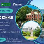 4/7/2025: Hội thảo du học Đại học Konkuk - Tìm hiểu về trường đại học top đầu Hàn Quốc