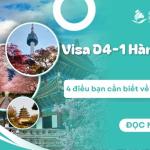 Visa D4-1 Hàn Quốc là gì? 4 điều bạn cần biết về visa D4-1