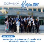 ICOGroup thăm và làm việc tại Đại học Daegu trong chuyến công tác Hàn Quốc tháng 5/2025
